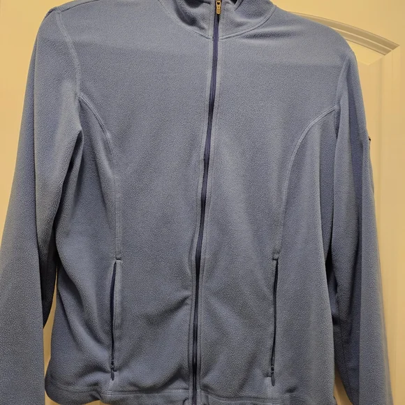 L.L. Bean Blue Full-Zip Sweatshirt - Picture 3 of 7
